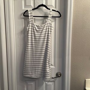 Striped mini dress